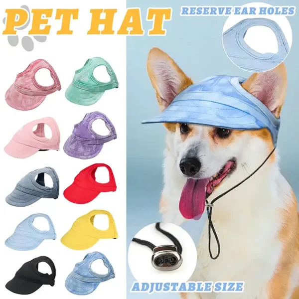 Casquette Chien Petit Chien Été – Casquette Baseball Chiot – Chapeau Soleil Chihuahua