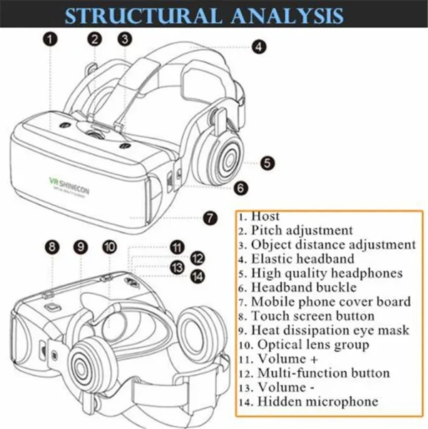 Casque VR 3D pour Smartphone – Écran Géant IMAX, Films et Jeux VR, Compatible Manette Bluetooth – Image 6
