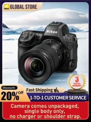 Nikon Z8 – Appareil Photo Hybride Plein Format 45,7 MP | 4K Vidéo – Version Reconditionnée Pro