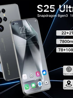 New S25 Ultra Smart phone 7.3 inch Full Screen 4G 5G Cell Phone 22TB+2TB 7800mAh Mobile Phone 108MP Cam Global Version Celulares