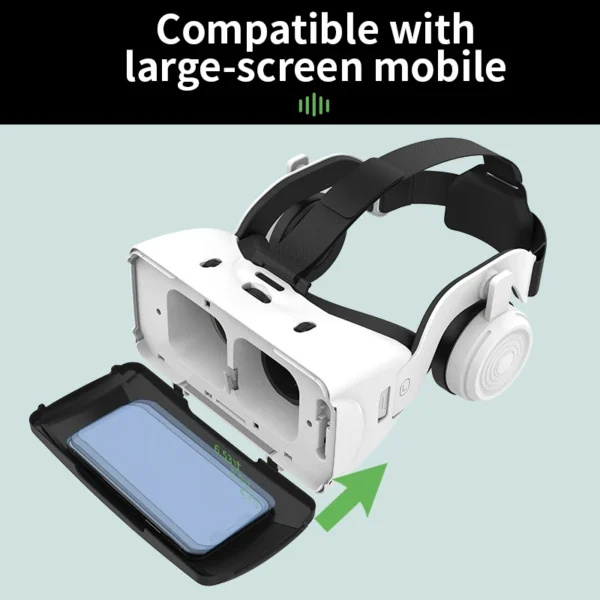 Casque VR 3D pour Smartphone – Écran Géant IMAX, Films et Jeux VR, Compatible Manette Bluetooth – Image 4