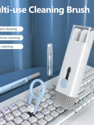 7-in-1 Keyboard Cleaning Kits Airpods Cleaner Headset Cleaner Pen Laptop Screen Cleaning Bluetooth Earphones Cleaning Kit