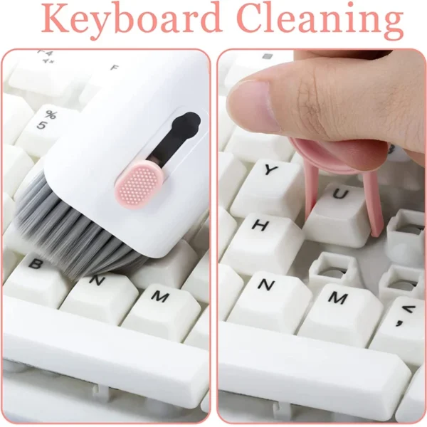 Kit Nettoyage 7-en-1 Clavier, Écouteurs, Écran – Brosse, Stylet, Outils Antistatiques – Image 21