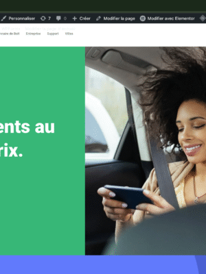 Création de site vitrine professionnel – WordPress
