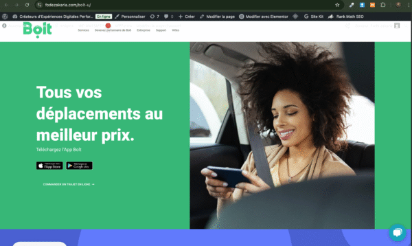 Création de site vitrine professionnel – WordPress