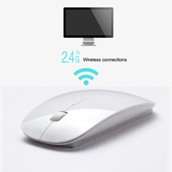 Mini Souris Sans Fil USB – 1600DPI Silencieuse pour Bureau, Gamer, Ordinateur Portable – Image 2